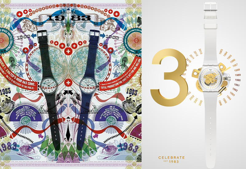 Swatch 30th anniversary watches